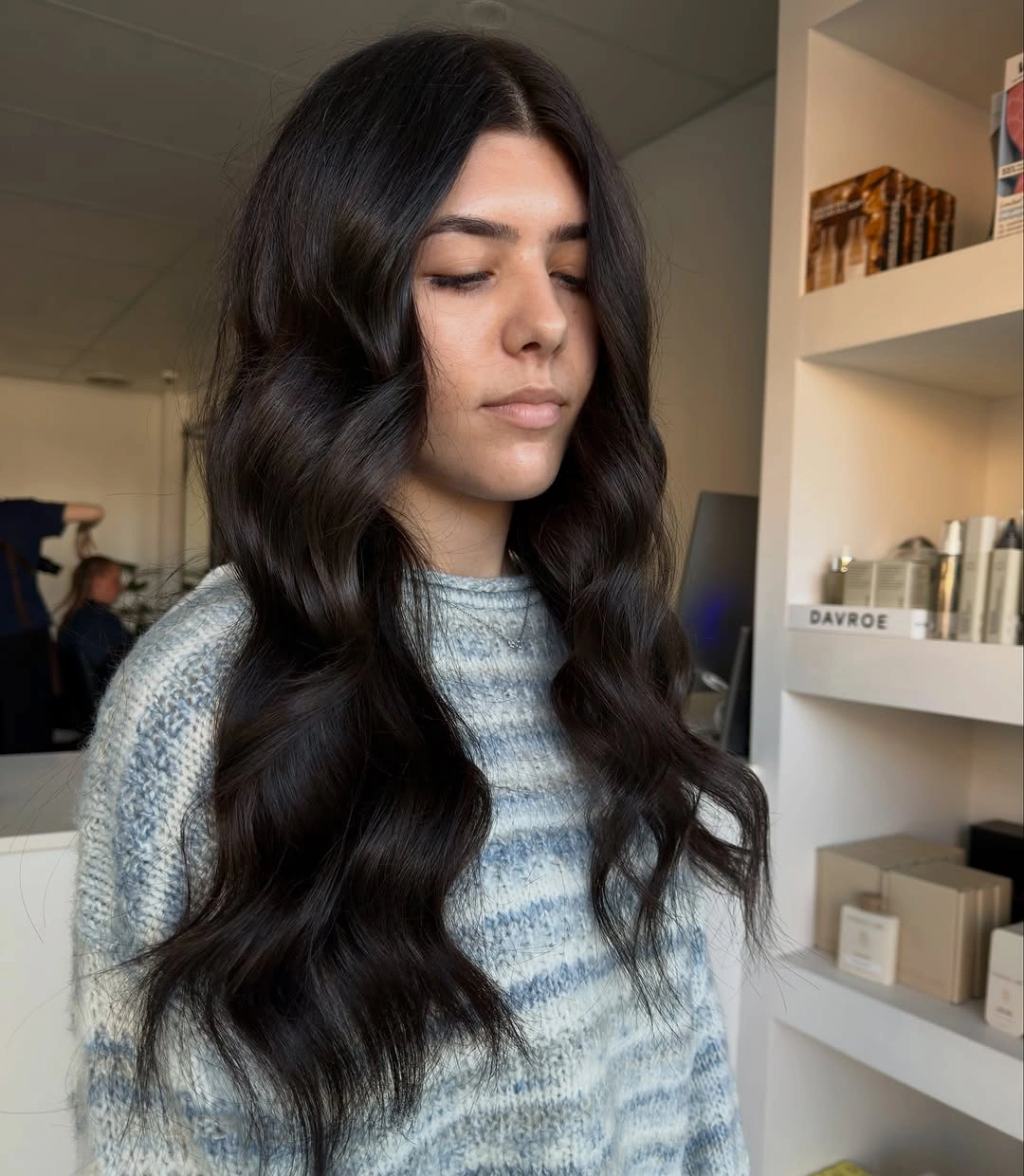 dimensional brunette hair color Rich Espresso Brunette with Glossy Natural Depth