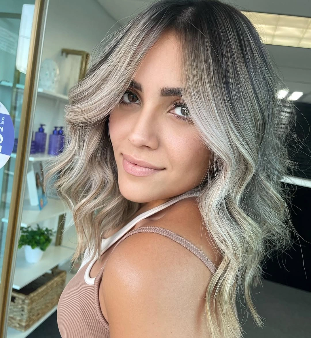dirty blonde hair color Cool Dirty Blonde Bob With Bright Scandinavian Contrast