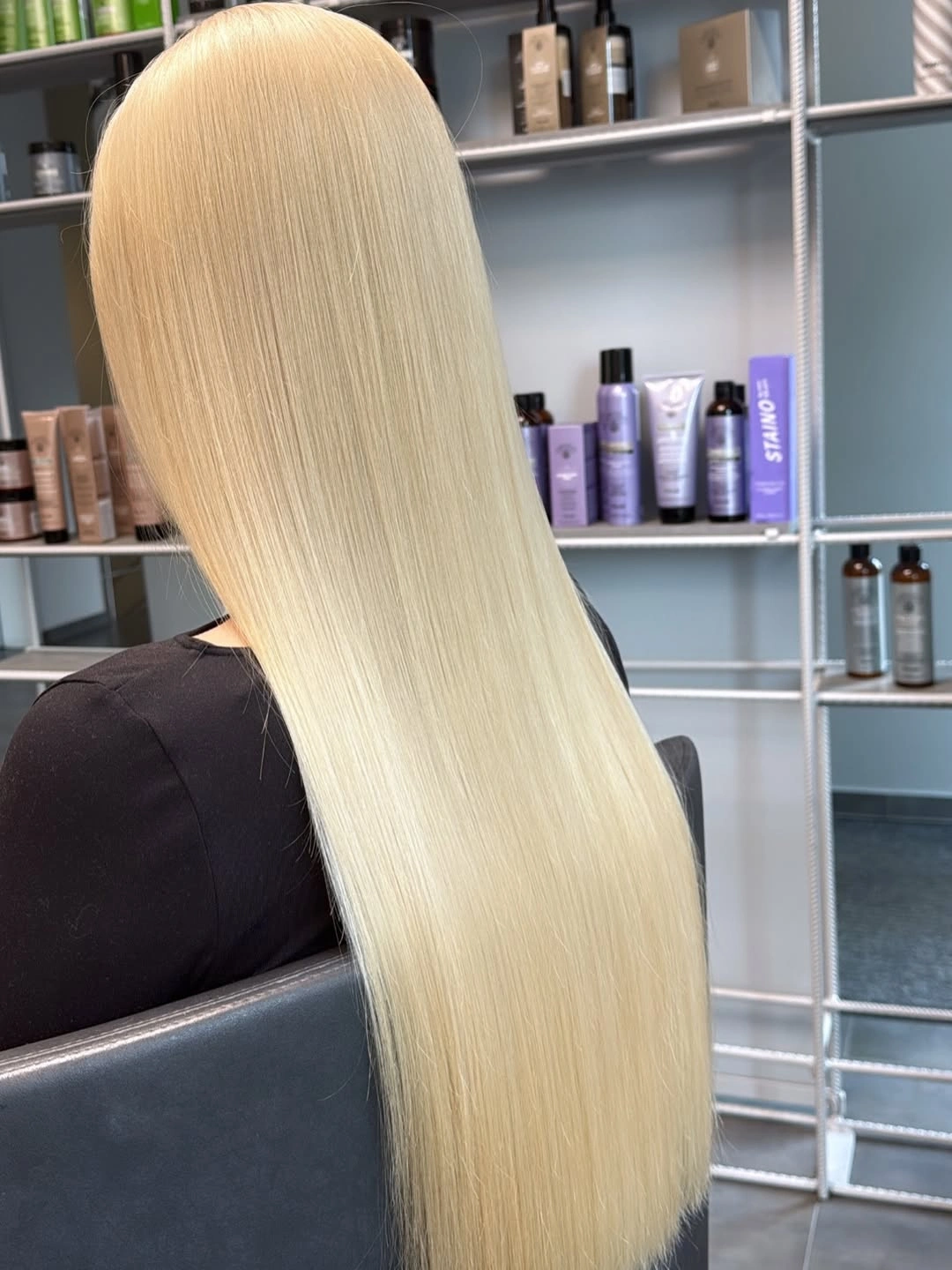Fall blonde hair colour 2026 Ultra Bright Vanilla Blonde with Glass-Like Shine