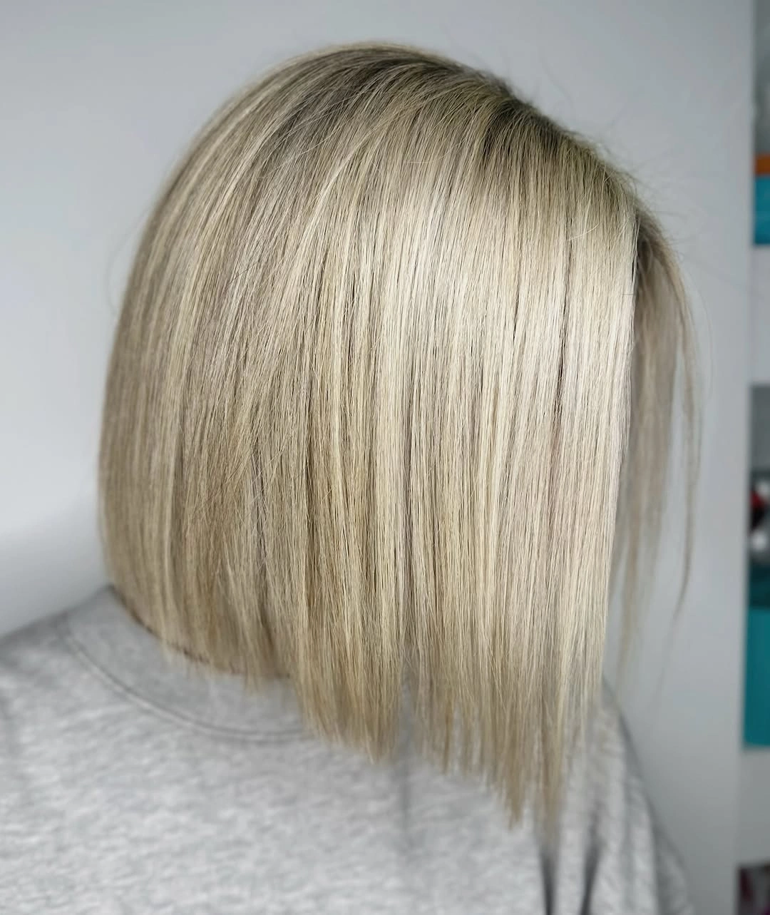 fall bob haircut ideas 2026 Glass Blonde Precision Bob