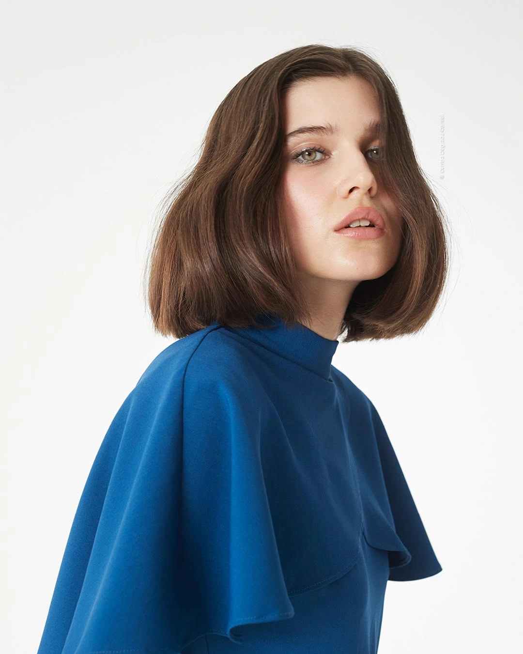 fall bob haircut ideas 2026 Rounded Chocolate Bob With Soft Volume