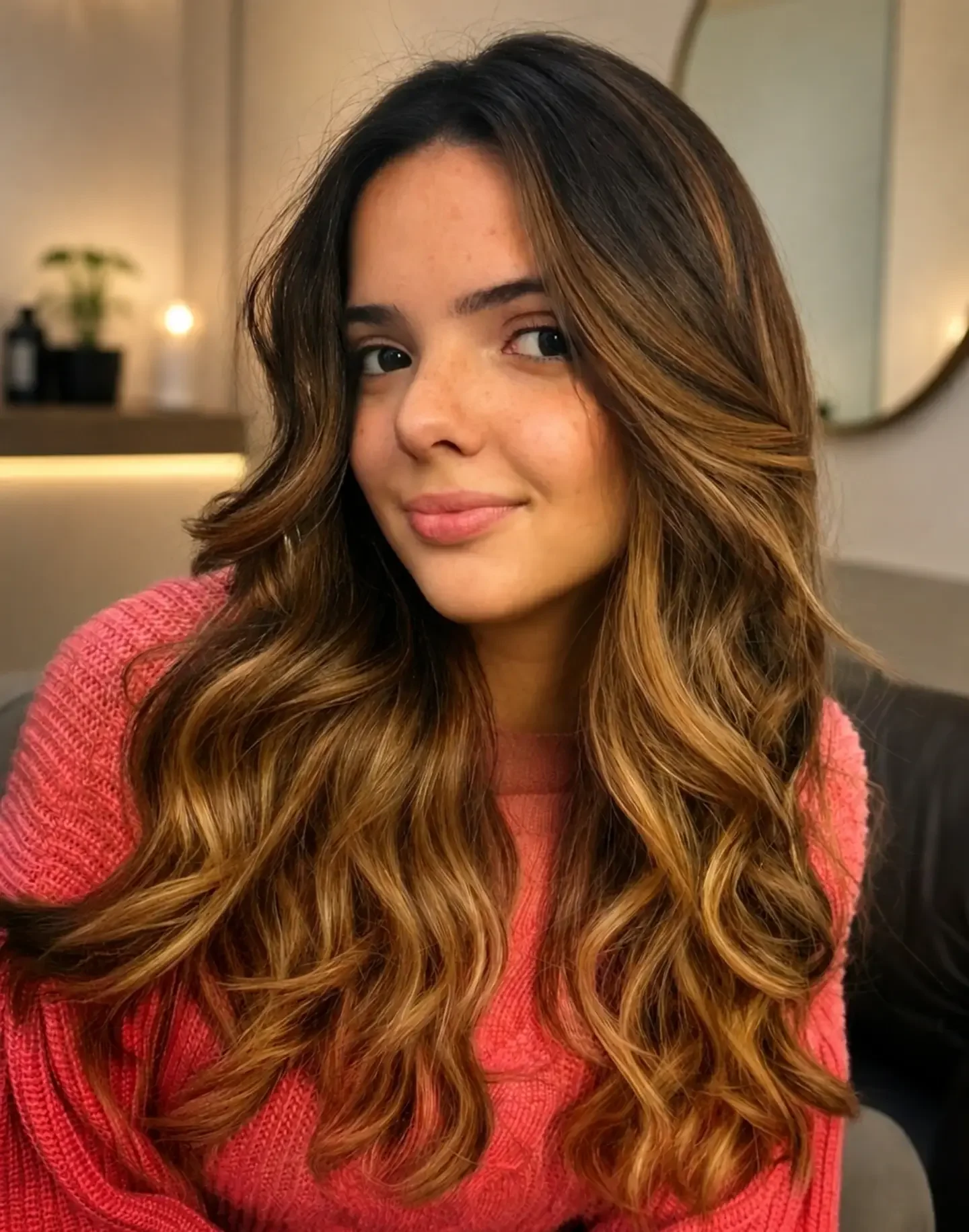 Fall brunette hair colour 2026 Soft Caramel Balayage That Brightens Brunette Hair Naturally