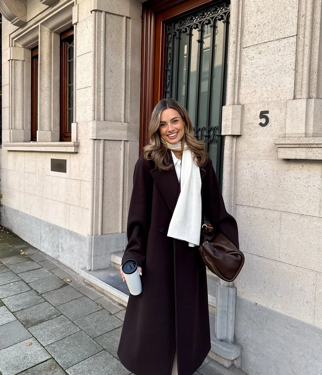 fall classy outfits women 2026 Chocolate Outerwear and Soft Cream Layers That Always Feel Luxurious
