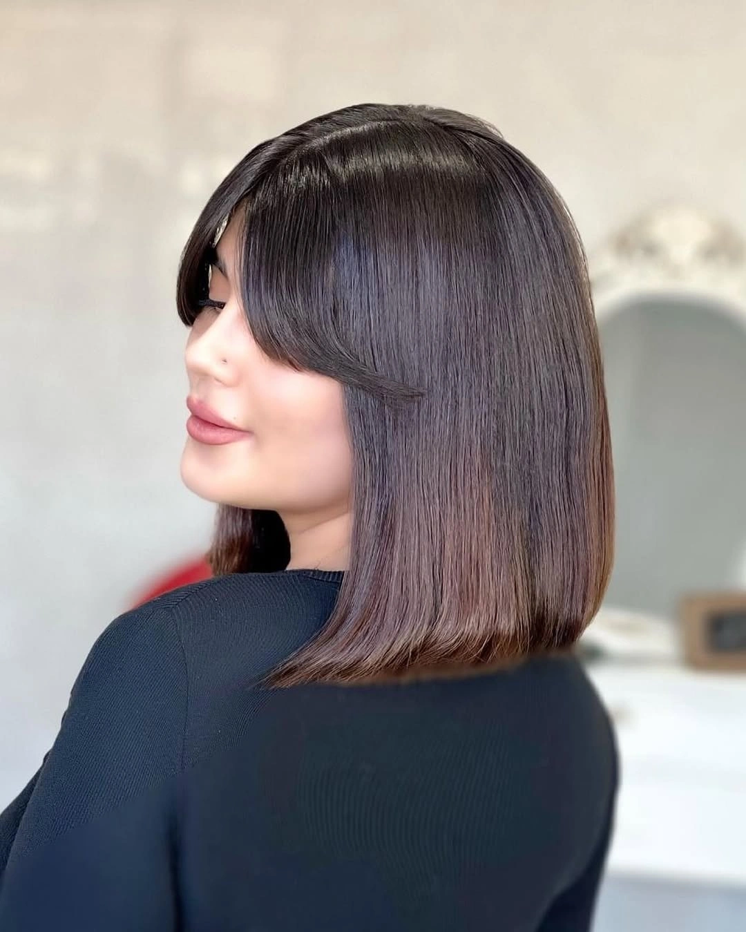 fall French Bob 2026 Classic French Bob With Long Curtain Bangs