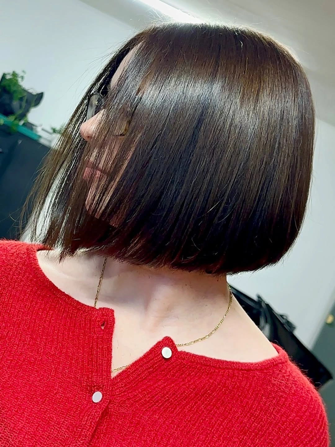 fall French Bob 2026 Glossy French Bob With Sleek Curtain Bangs