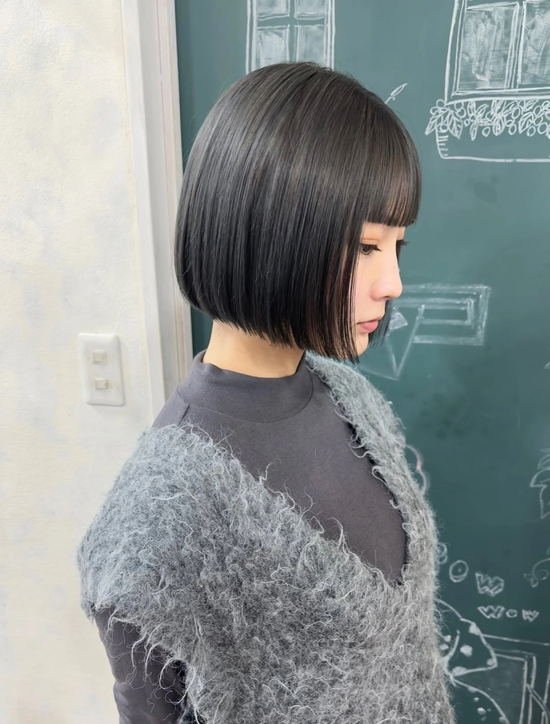 fall French Bob 2026 Chic French Bob With Full Fringe for a Parisian Finish