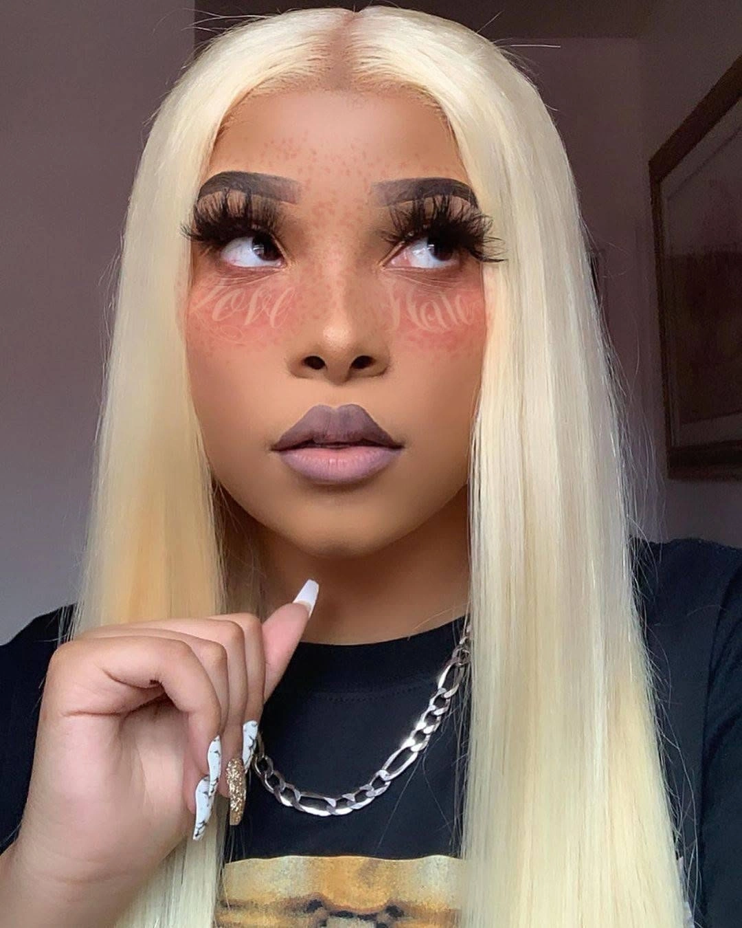 fall hair colors for black women 2026 Cool Vanilla Blonde With Modern Minimalism