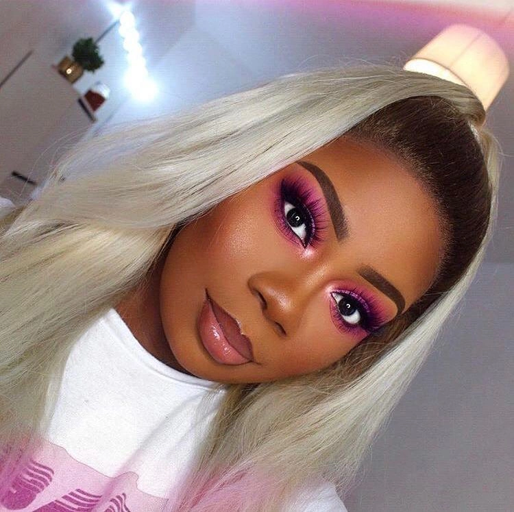 fall hair colors for black women 2026 Cool Pearl Blonde Glam Waves