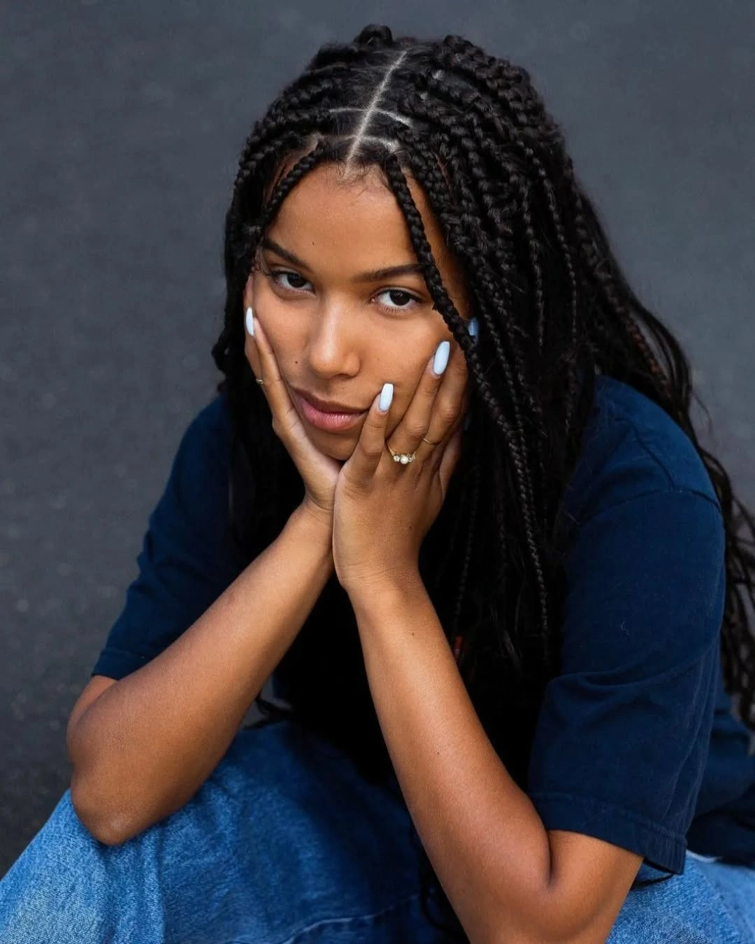 fall hair colors for black women 2026 Classic Jet Black Braids That Never Go Out Of Style