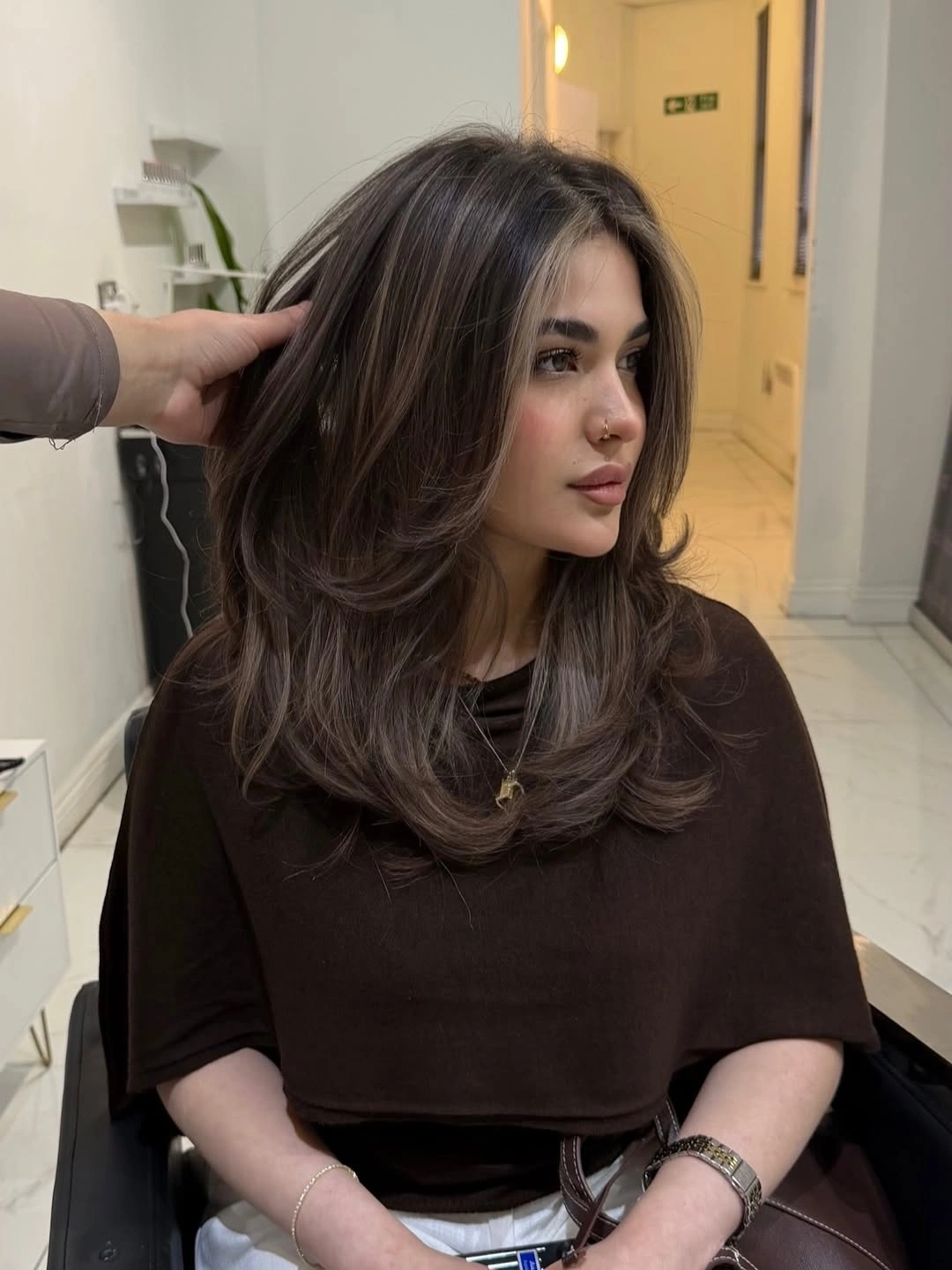 Fall hair colour ideas 2026 Rich Espresso Layers With Smoky Dimension