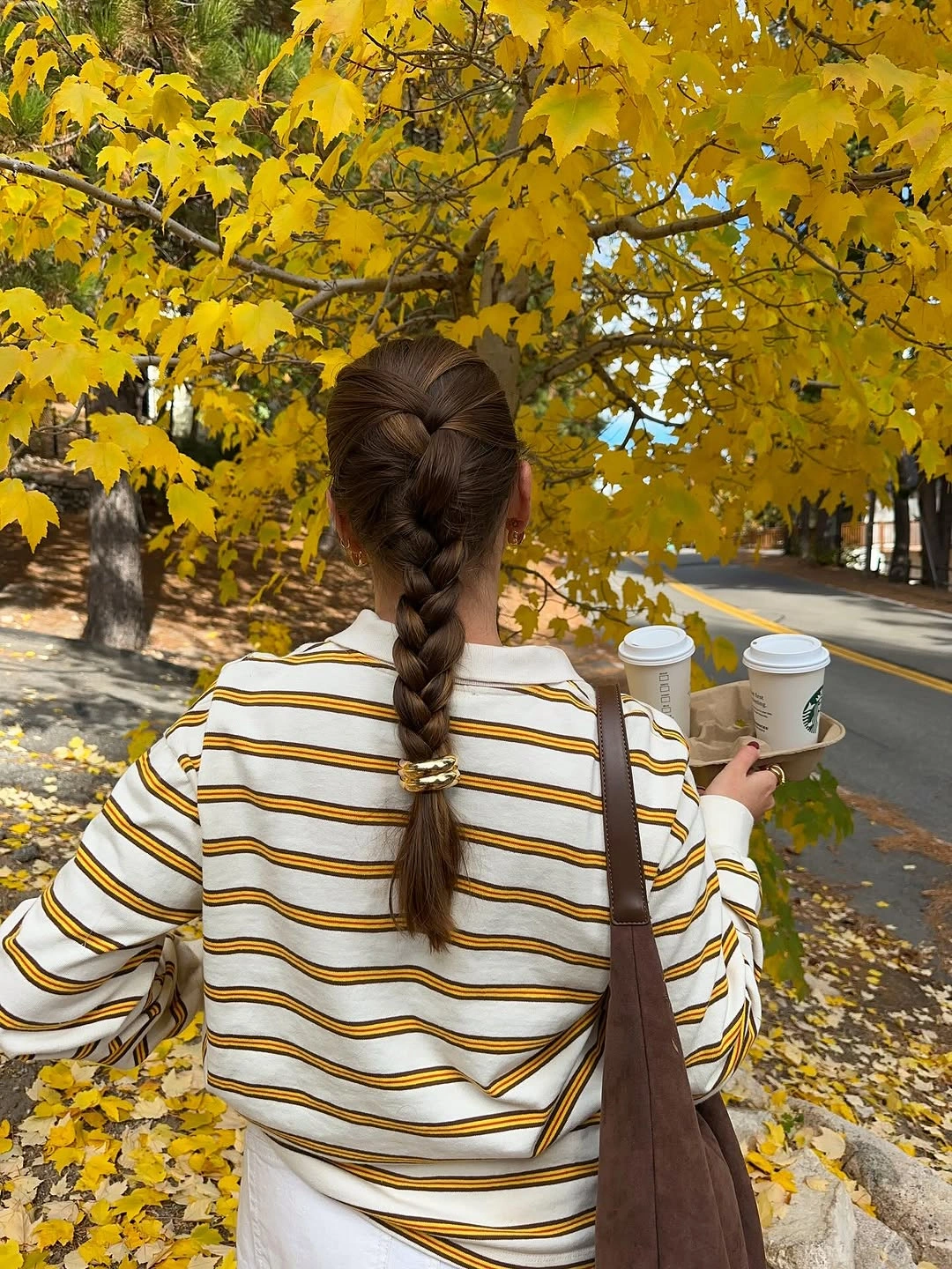 fall hairstyles 2026 Classic Sleek Braided Ponytail for Crisp Fall Weekends