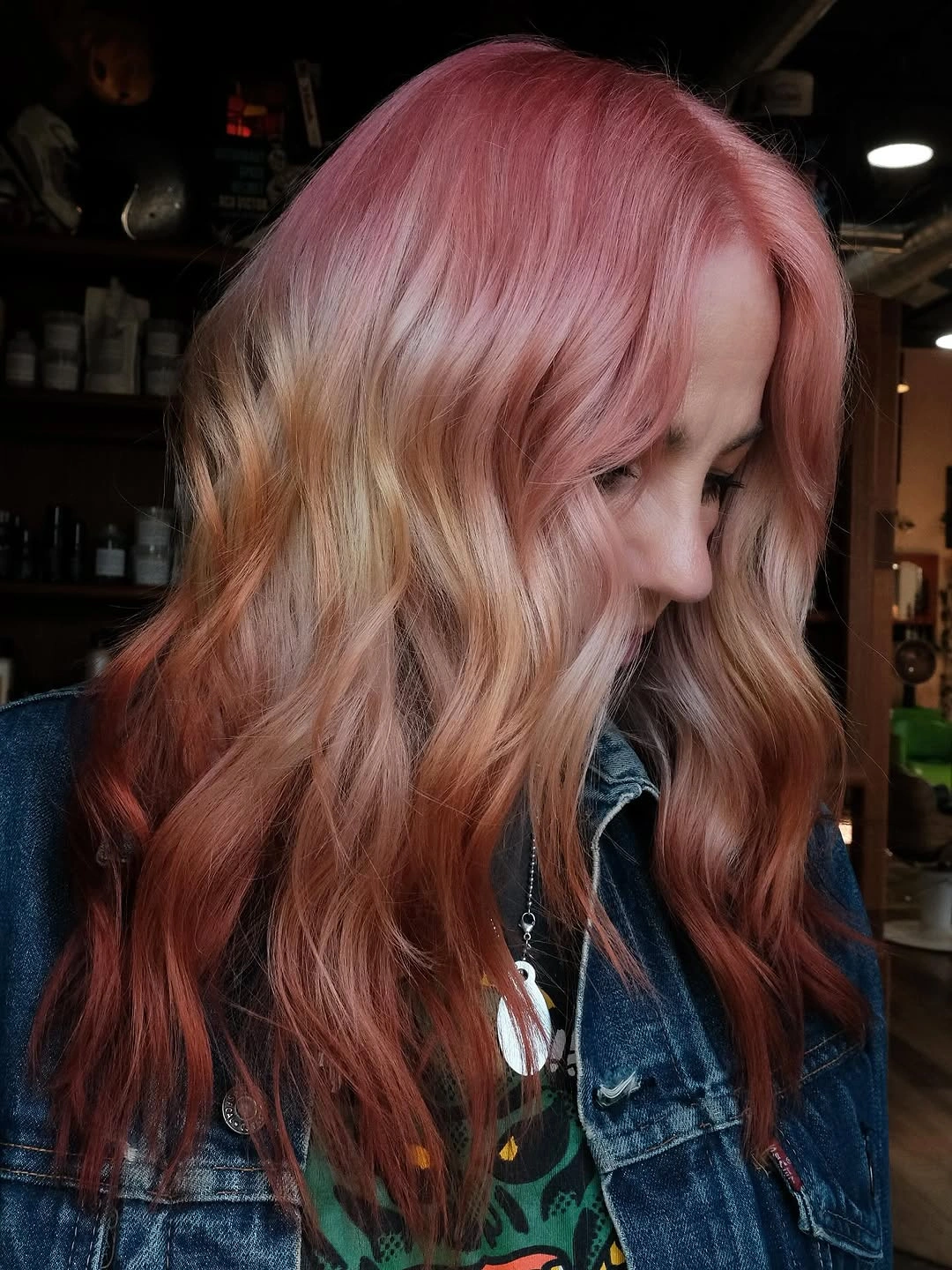fall hairstyles 2026 Romantic Rose Melt Waves With a Modern Fantasy Twist