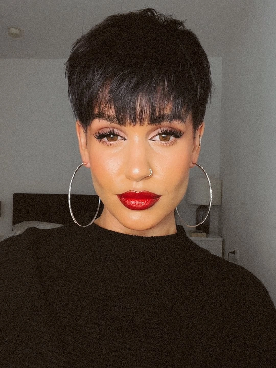 Fall hairstyles for short hair 2026 Modern French Pixie with Soft Textured Fringe