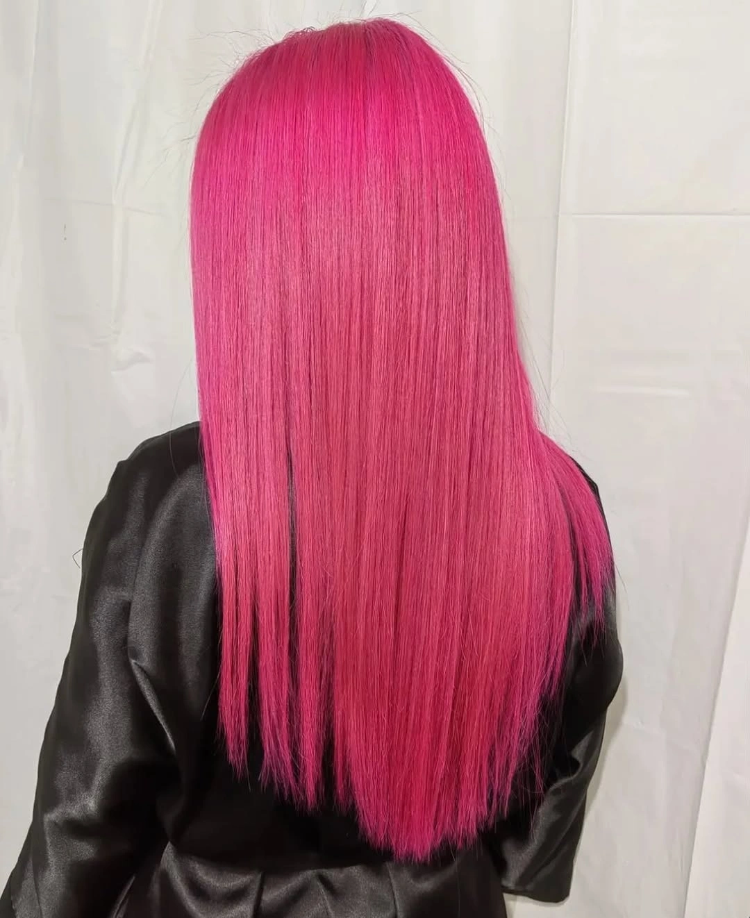 fall medium haircuts 2026 Bold Pink Glass Hair for Anyone Ready to Break the Rules