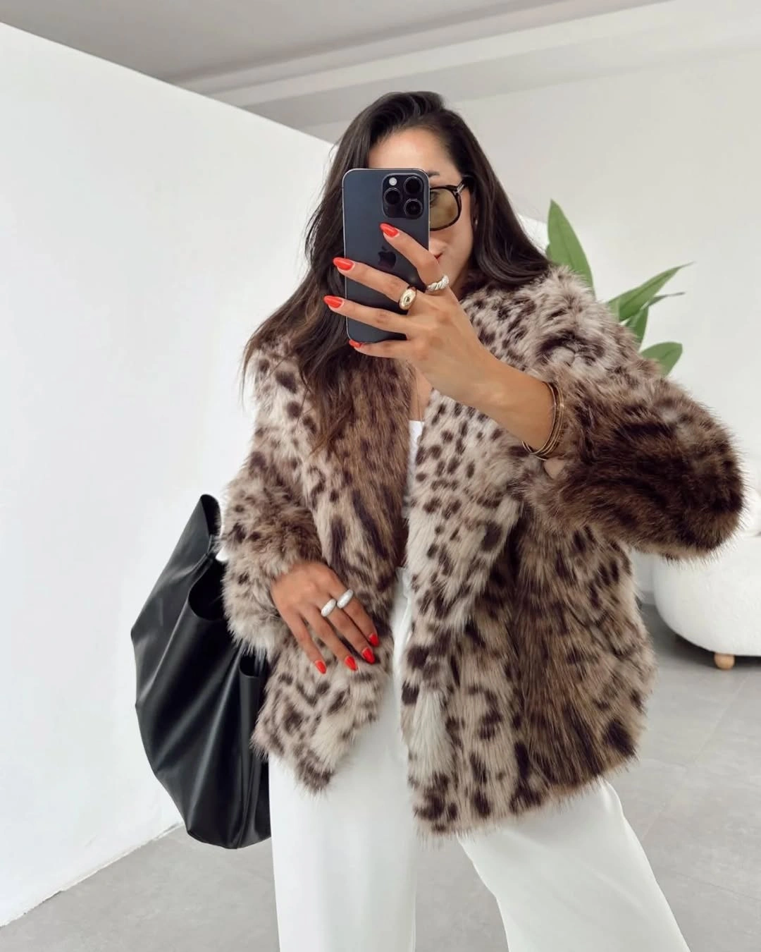 faux fur jacket Animal-Inspired Faux Fur That Makes a Bold Fashion Statement