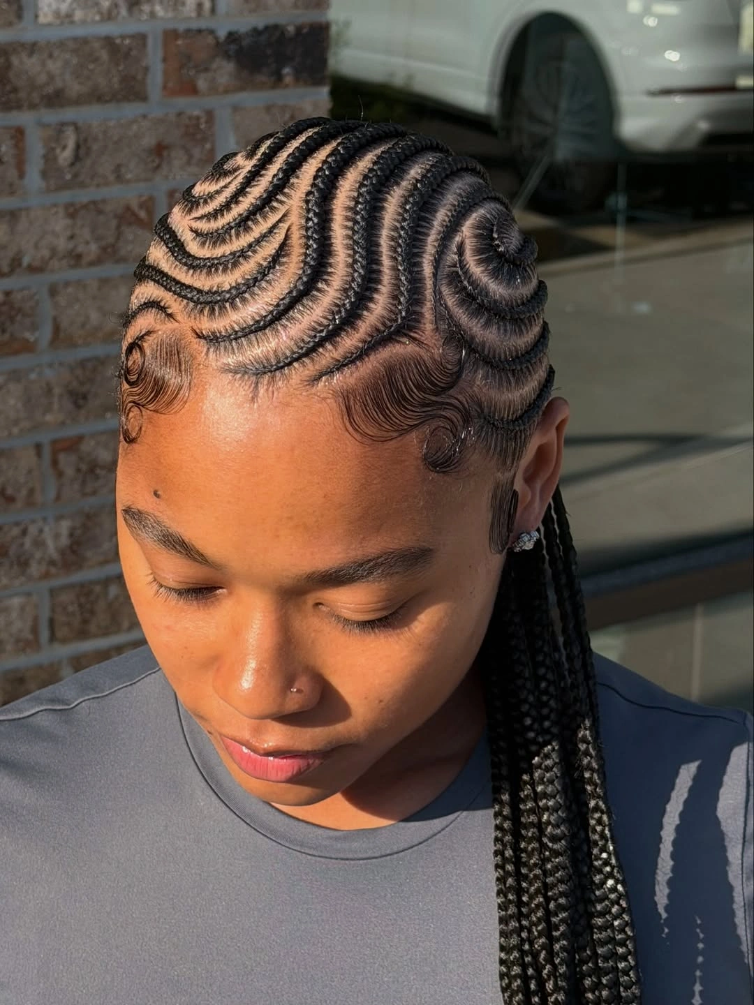 feed in braid hairstyles Soft Wave Feed-In Braids with Everyday Sophistication