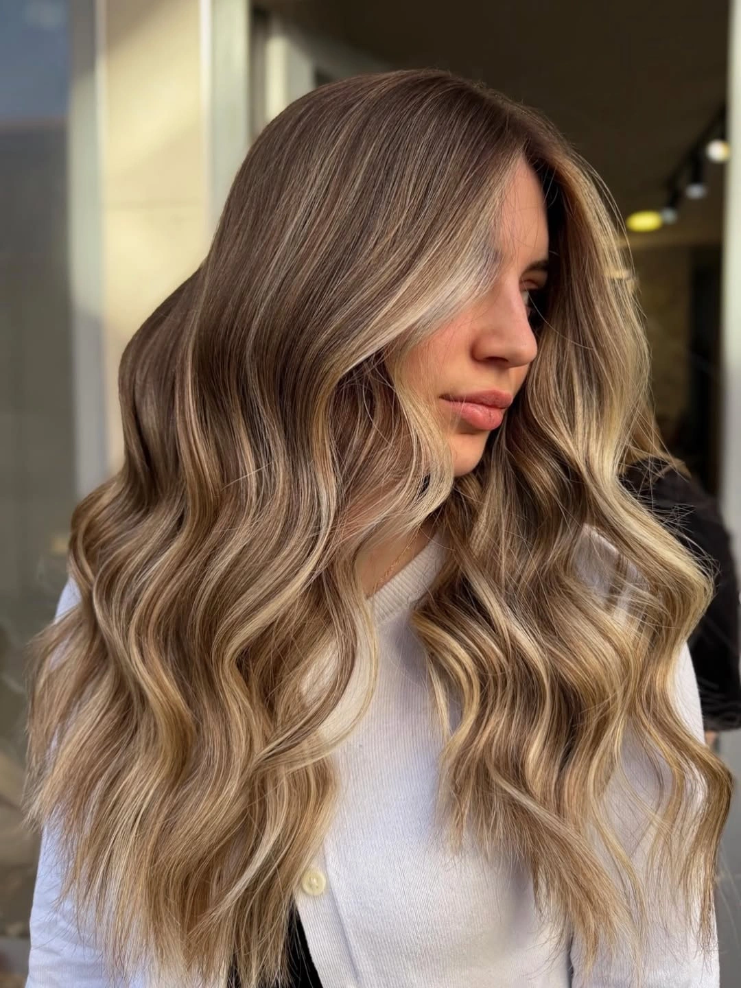 Hair Lowlights: Color Ideas and Inspiration Mushroom Blonde with Seamless Ash Lowlights