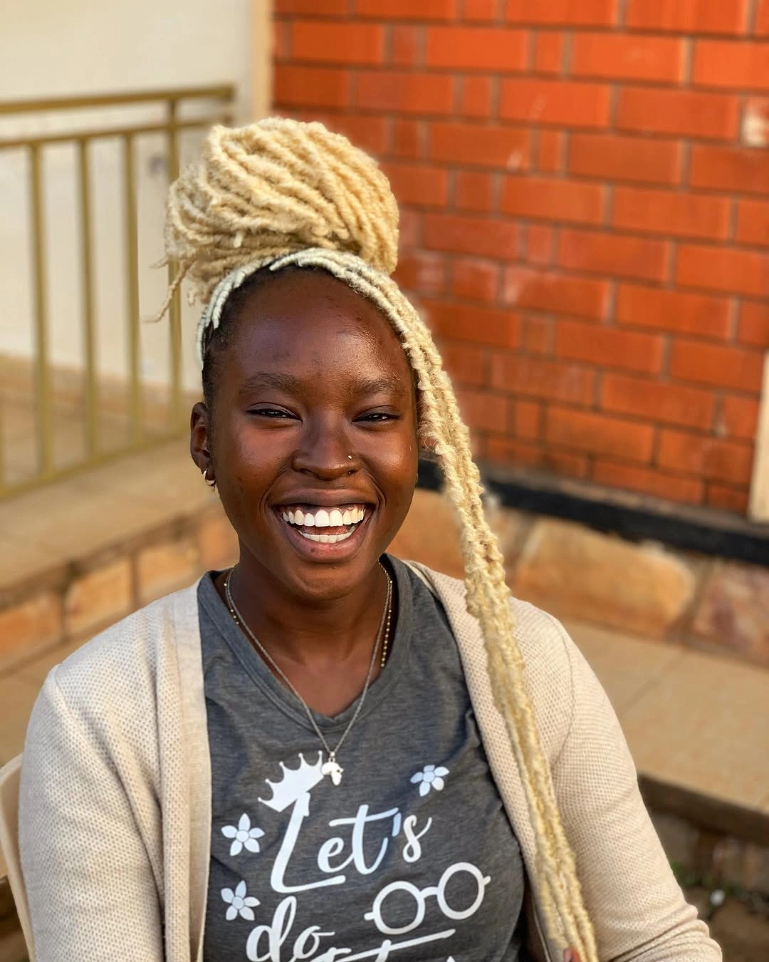 locs hairstyles for black women Golden Blonde High Bun That Brightens Every Season