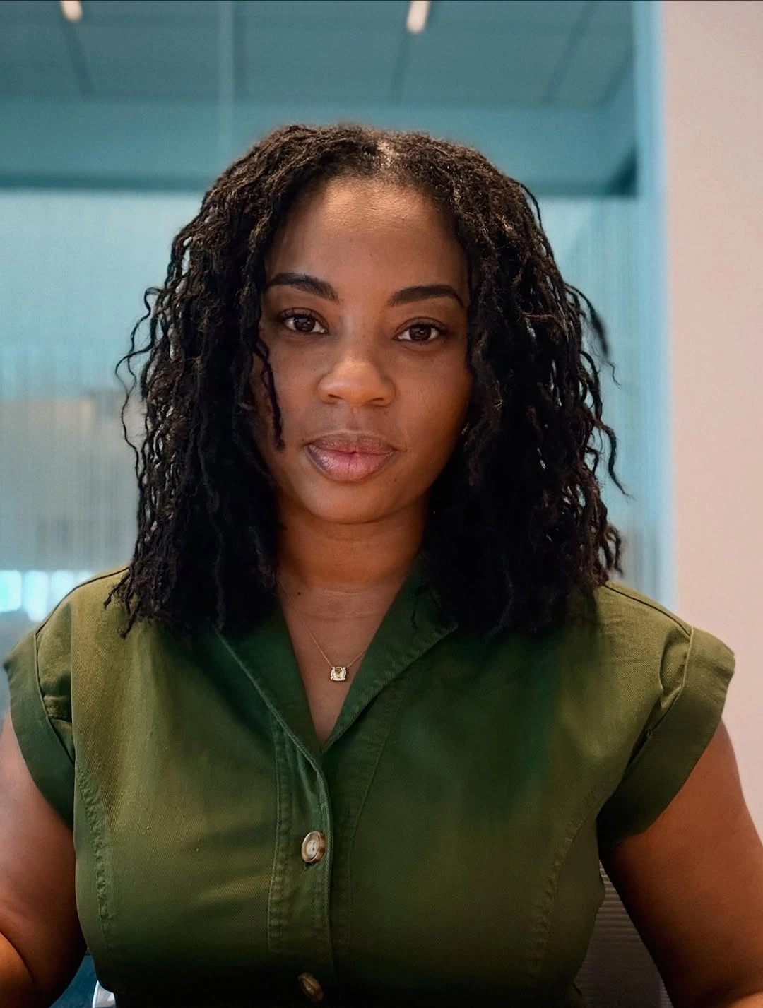 locs hairstyles for black women Soft Shoulder-Length Natural Locs With Relaxed Texture