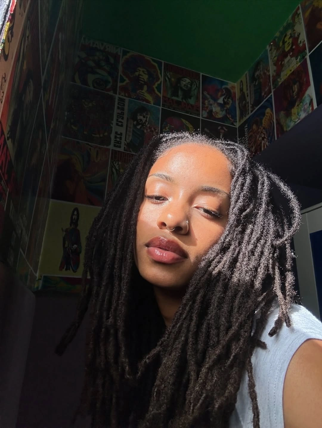 locs hairstyles for black women Long Natural Locs With Timeless Effortless Beauty