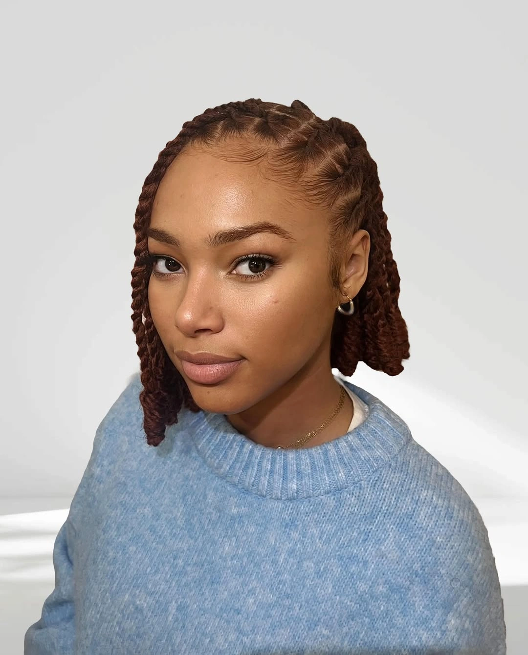 locs hairstyles for black women Soft Bob-Length Rope Locs With Modern Definition