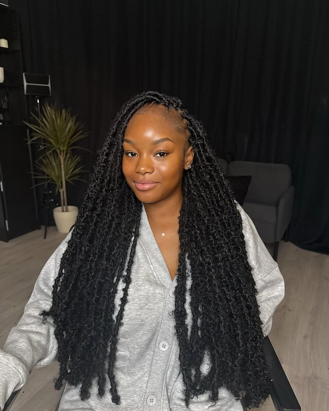 locs hairstyles for black women Extra-Long Curly Soft Locs Full of Volume
