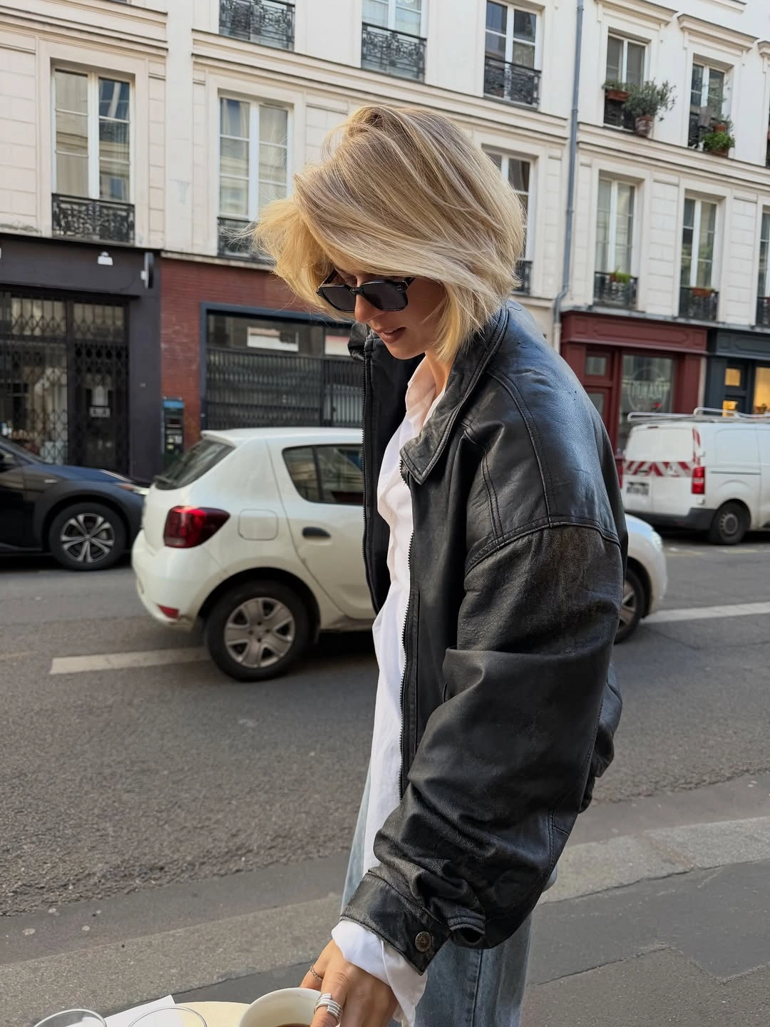 modest fall outfits 2026 Oversized Leather Jackets With Relaxed Everyday Basics