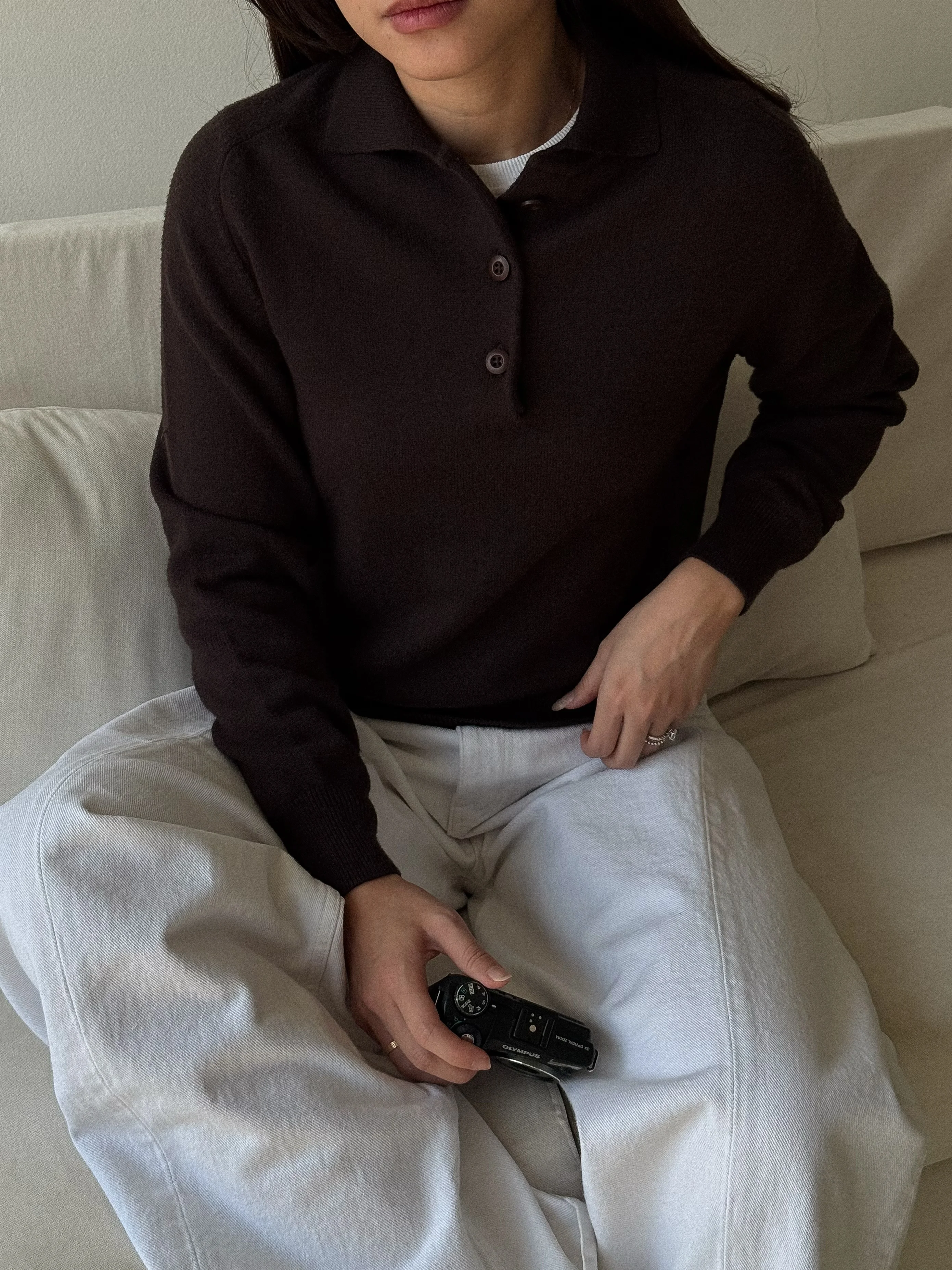 modest fall outfits 2026 Chocolate Knitwear That Makes Minimalism Feel Warm