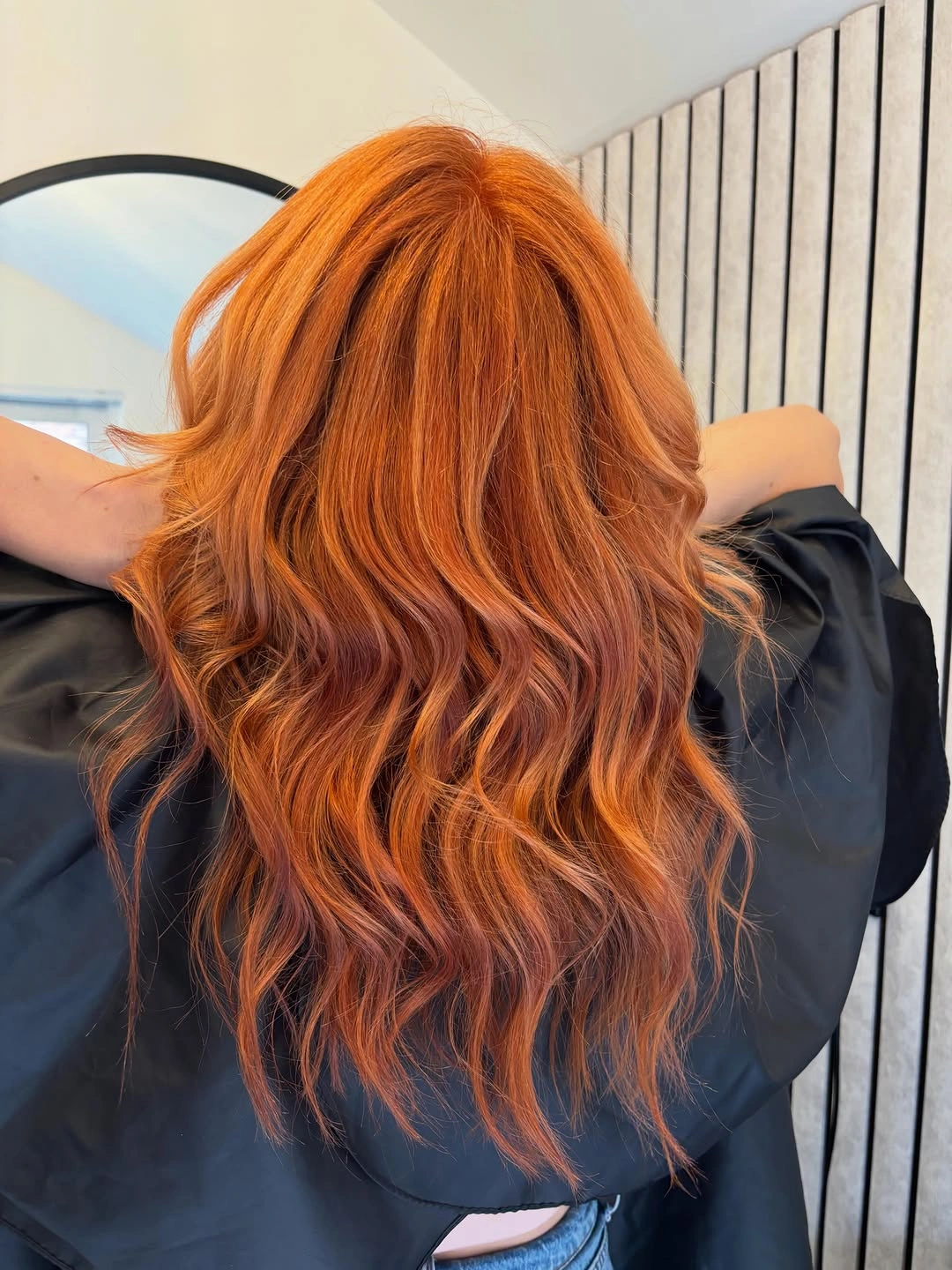 September hairstyles ideas 2026 Vivid Copper Waves With Long Full Ends