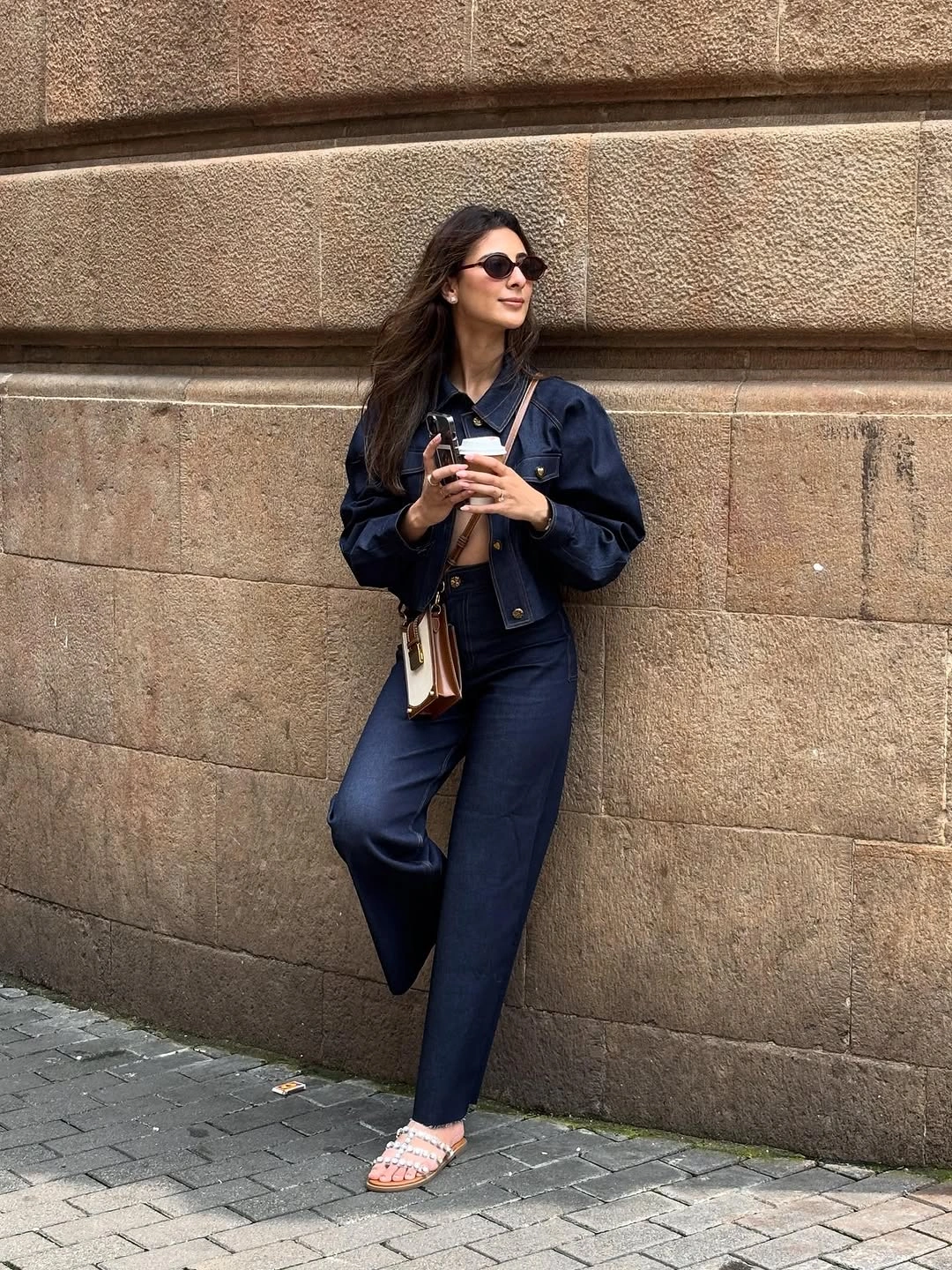 wide leg jeans outfit fall 2026 Tailored Dark Denim That Elevates Everyday Dressing