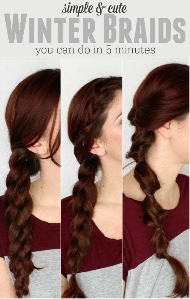 Long Visual Idea — Winter Hairstyles for Long Hair