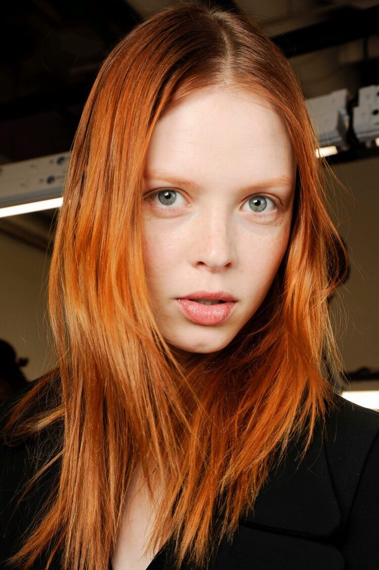 Air Dried Slightly Messy Visual Idea Air Dried Slightly Messy Visual Idea β Winter Hair Colors for Olive Skin