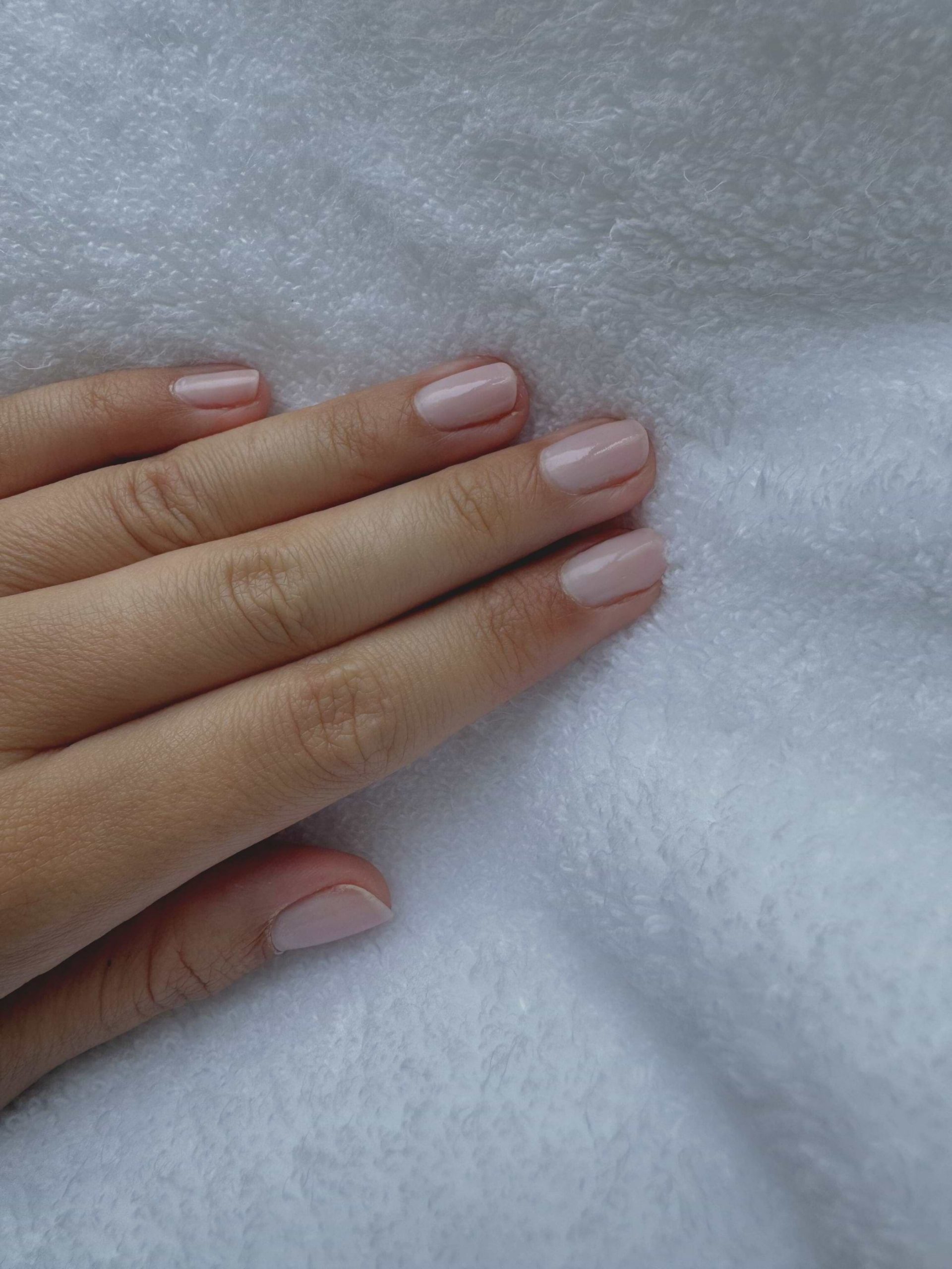 Pale Pink Nude Oval Natural — Natural Winter Nails