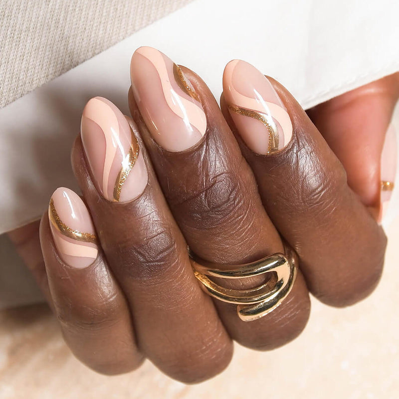 Visual Idea — Mocha Nails