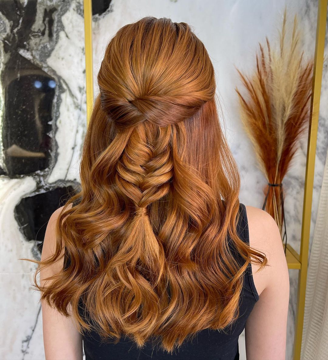 Vibrant Copper Red Visual Idea Vibrant Copper Red Visual Idea β Easy Winter Hairstyles