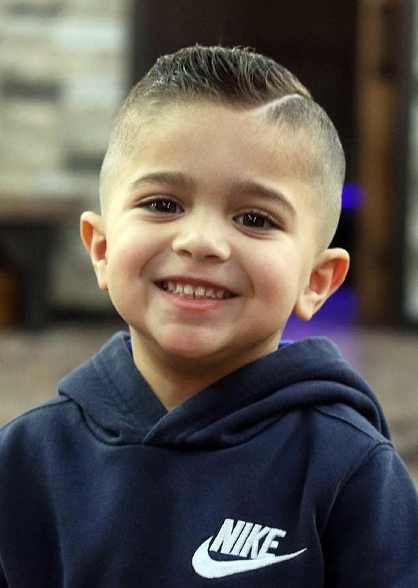 High Fade With Textured Forward Style — Winter Haircuts for Boys
