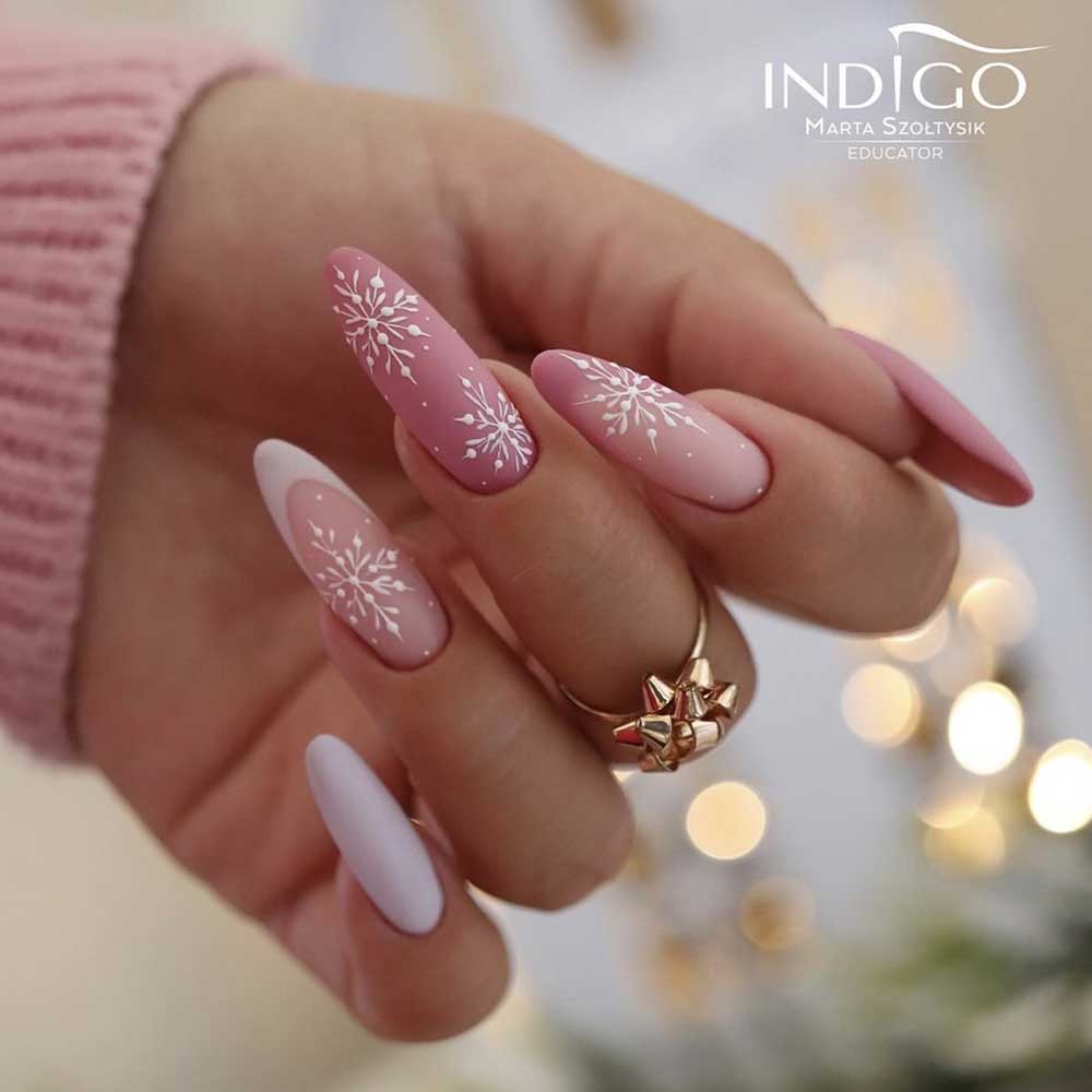 Matte Visual Idea Matte Visual Idea β Winter Party Nails