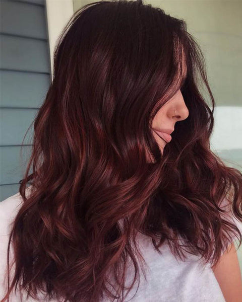 Vibrant Mahogany With Warm Red Undertones — Mahogany Hair Color