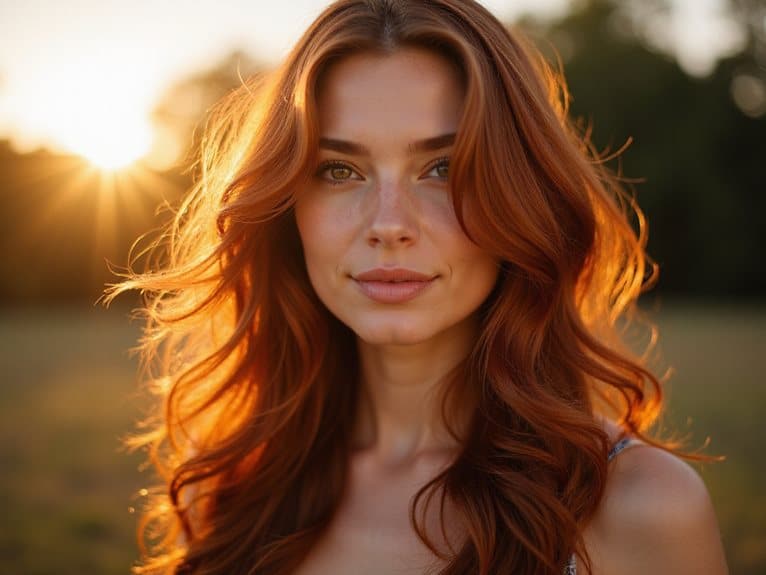 Rich Auburn With Warm Coppery Undertones — Winter Auburn Hair Color