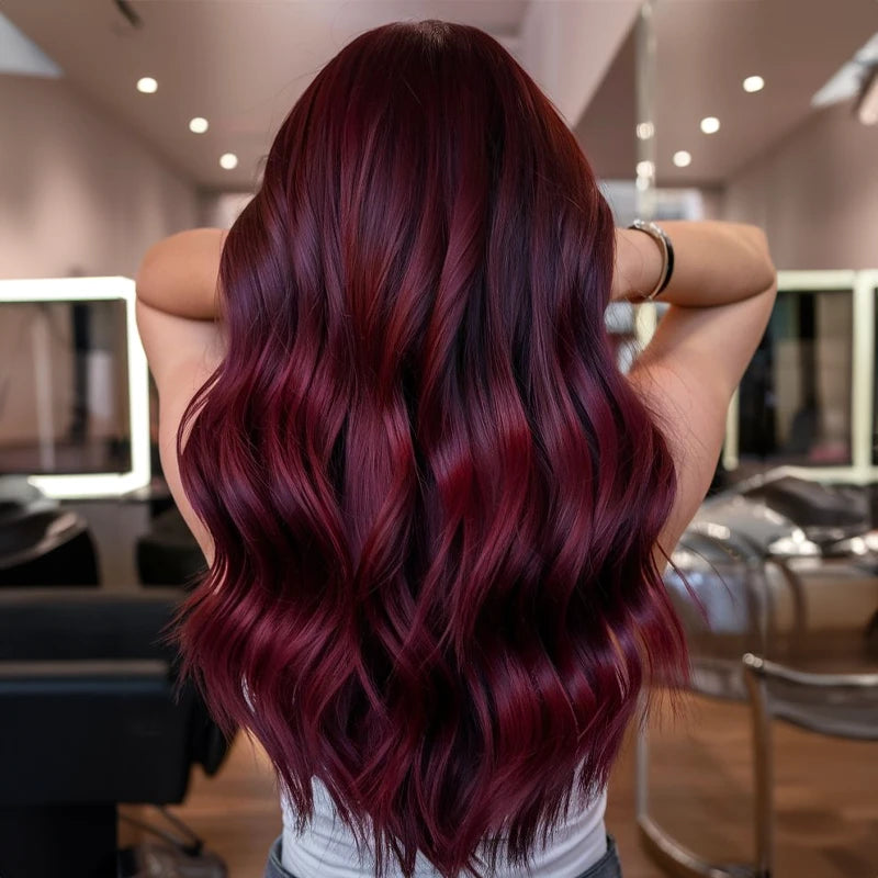 Deep Red With Subtle Violet Undertones — Winter Highlights