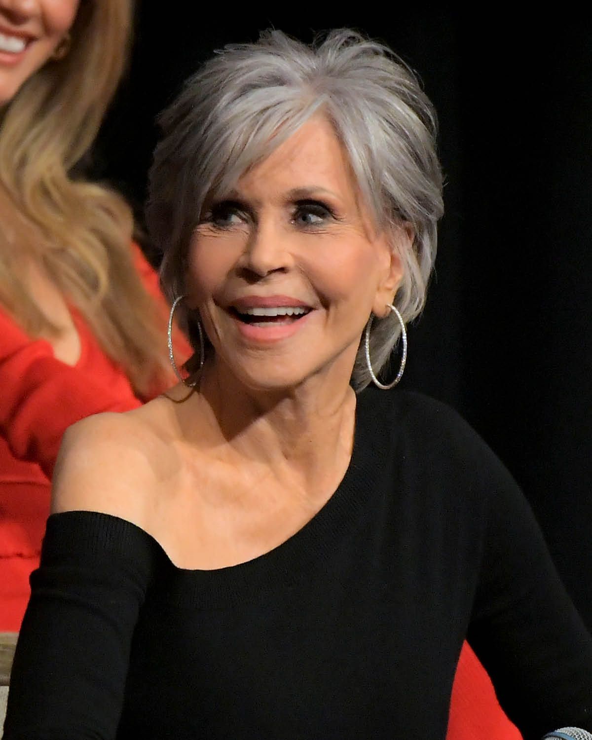 Vibrant Silver Gray Swept Pixie Vibrant Silver Gray Swept Pixie β Winter Hair Colors for Gray Hair