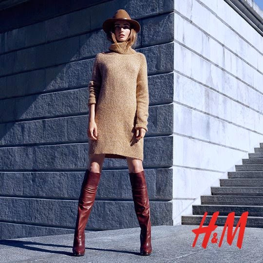 Turtleneck Knit Midi Dress with Burgundy Boots — Western Winter Outfits