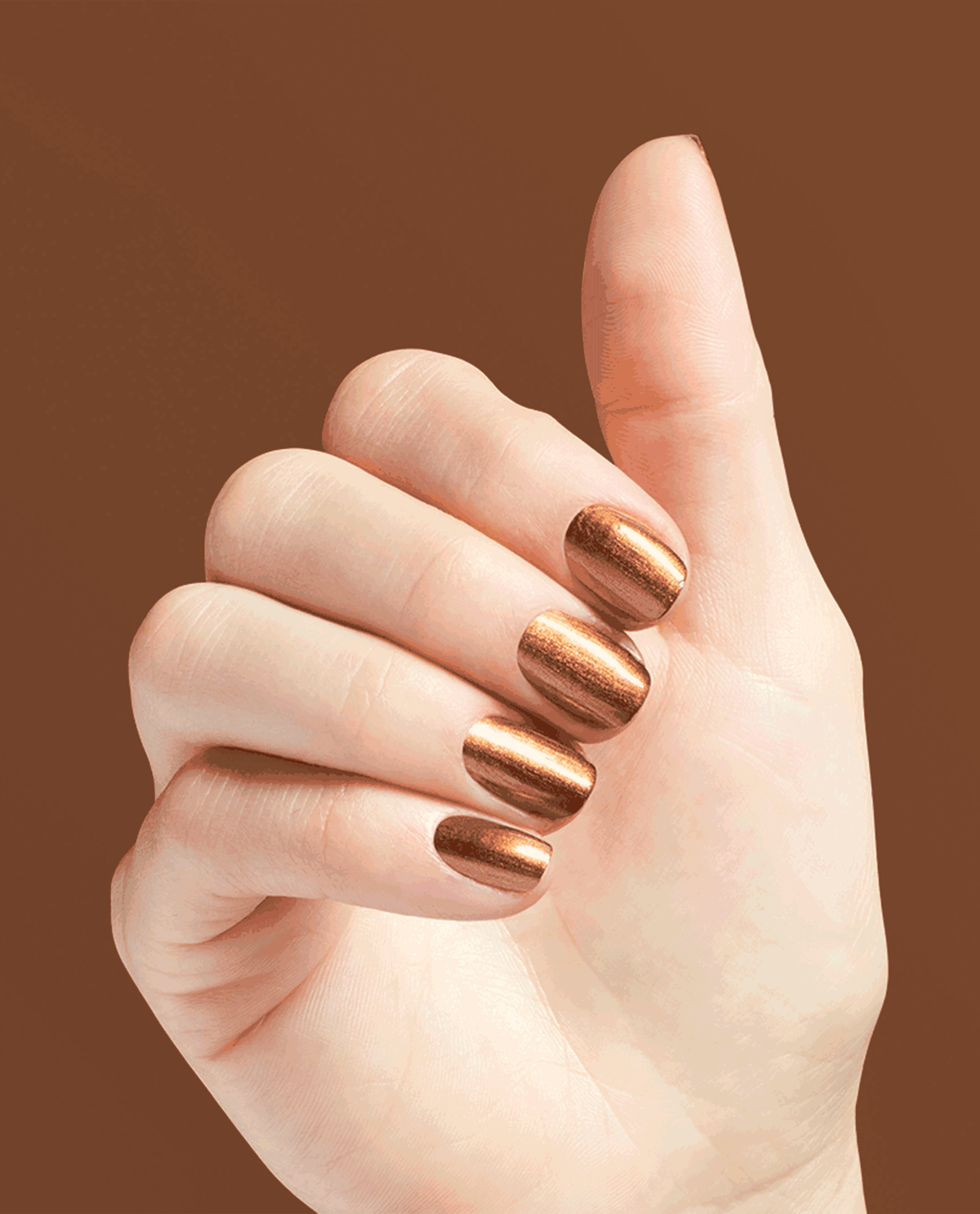 Chrome Visual Idea — Mocha Nails