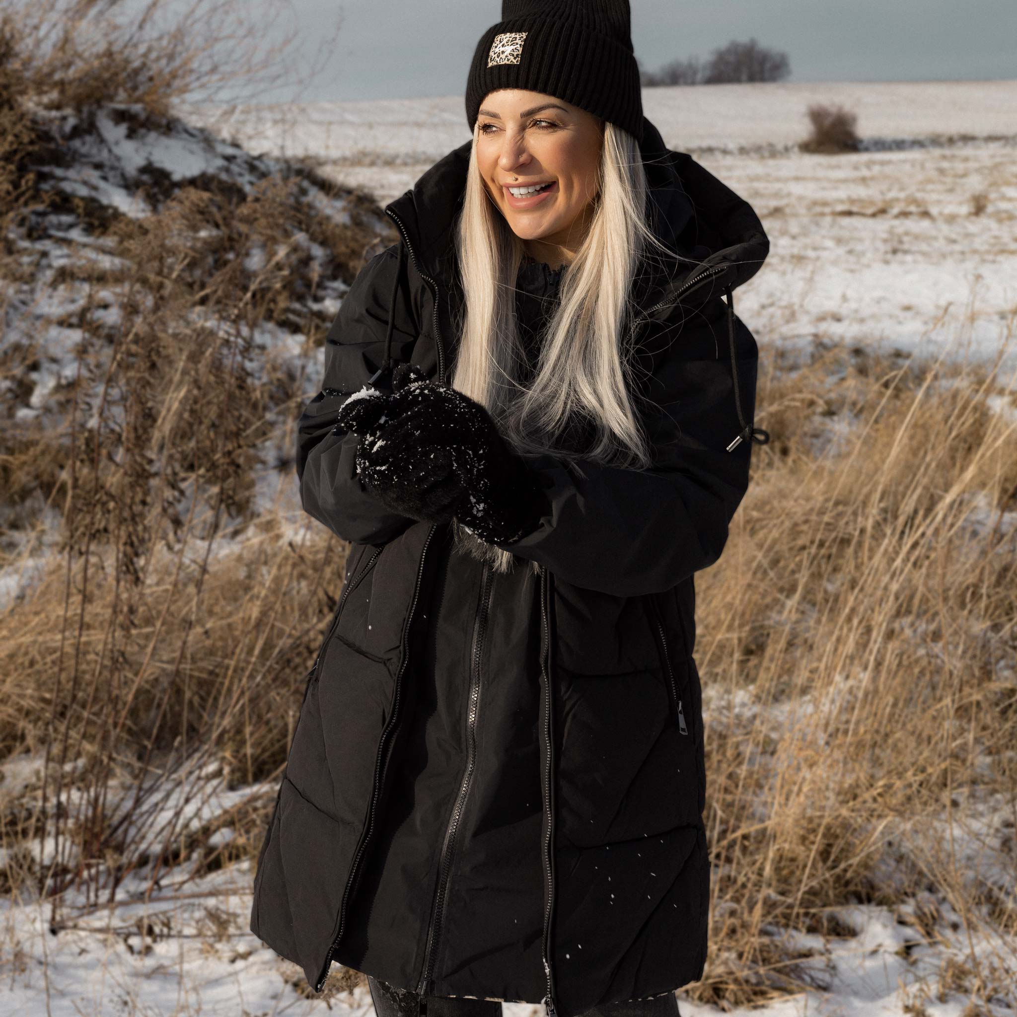 Practical Puffer Coat and Hoodie Combination — Winter Layering Outfits