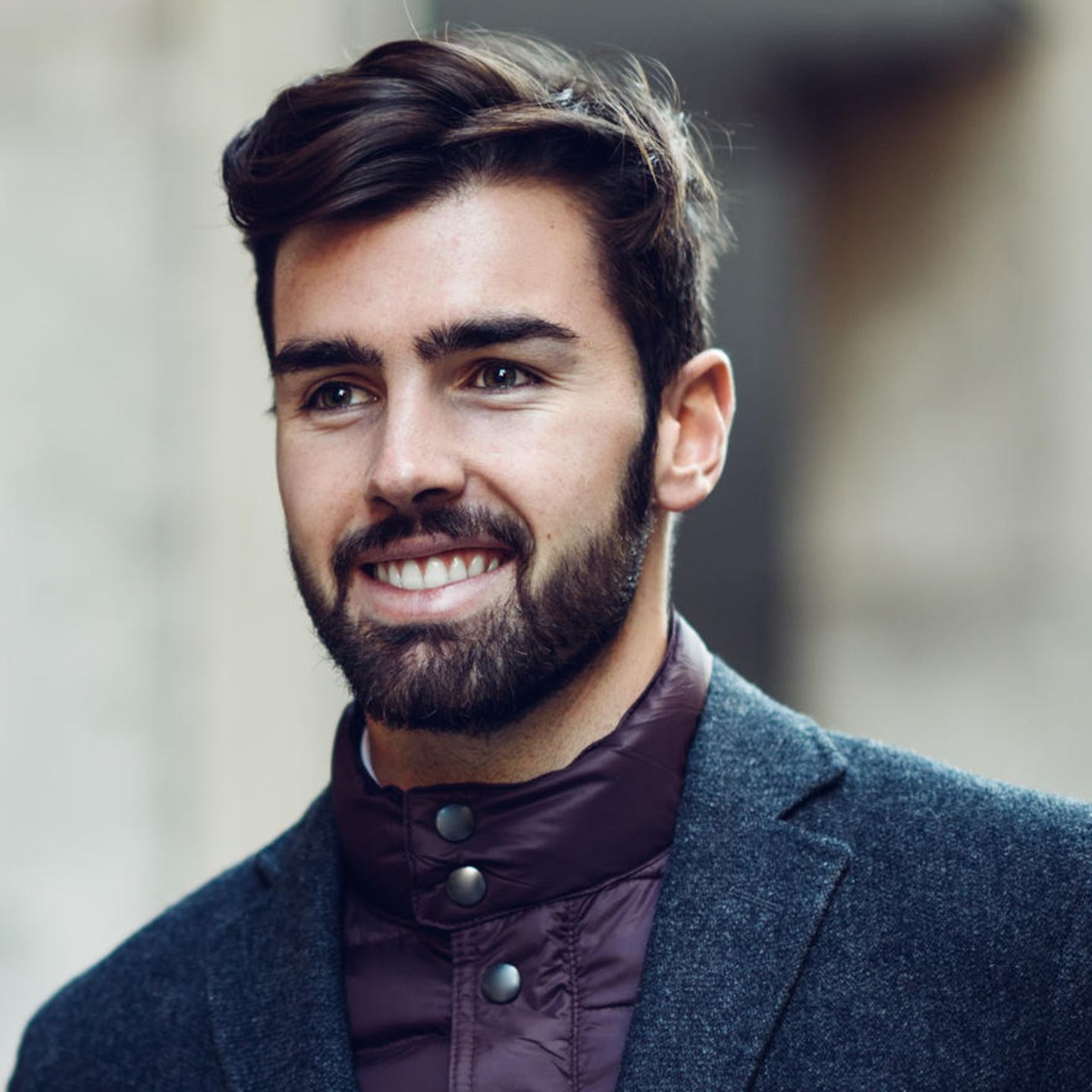 Layered Bob With Voluminous Blowout — Winter Hairstyles for Men