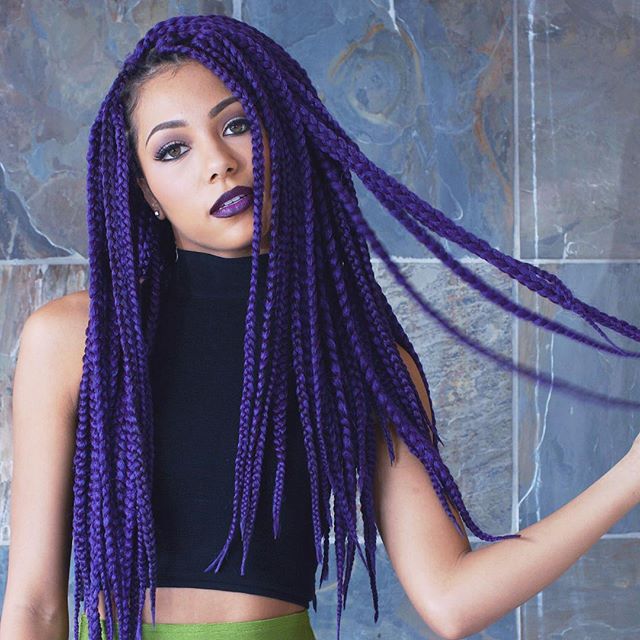 Long Visual Idea — Winter Hairstyles for Black Women