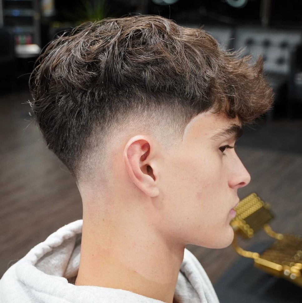 Messy Textured Crop With Fade — Winter Haircuts for Boys