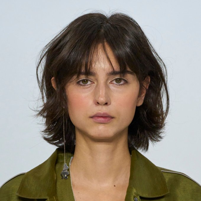 Dark Brown Choppy Shag With Fringe — Winter Haircuts for Girls