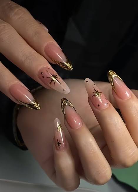 Winter Festive Visual Idea Winter Festive Visual Idea β Old Money Winter Nails