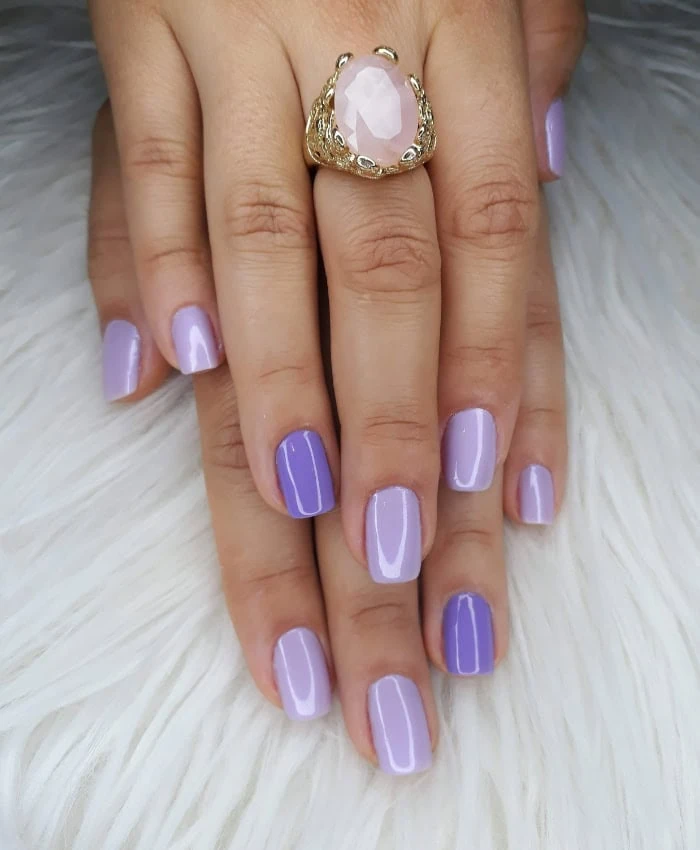 Transition Visual Idea — Winter to Spring Transition Nails